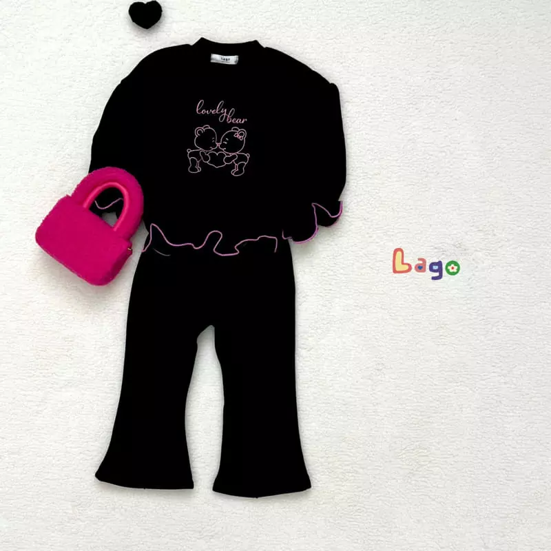 Lago - Korean Children Fashion - #magicofchildhood - Lovely Bear Set - 4