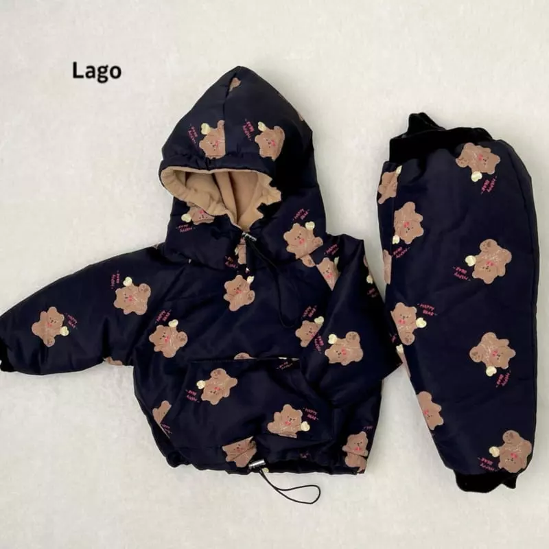 Lago - Korean Children Fashion - #prettylittlegirls - Fleece Skii Set - 6