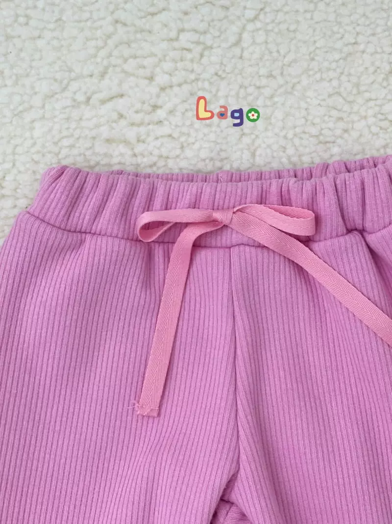 Lago - Korean Children Fashion - #stylishchildhood - Mink Rib Bootscut Pants - 3