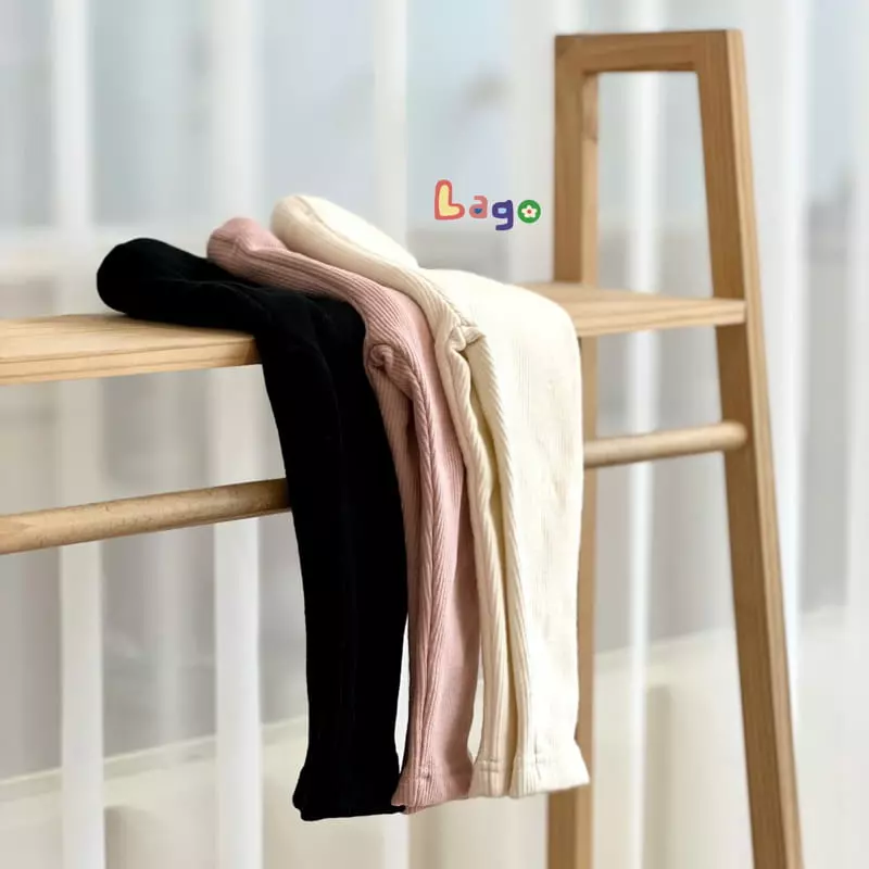 Lago - Korean Children Fashion - #stylishchildhood - Rib Leggings - 2