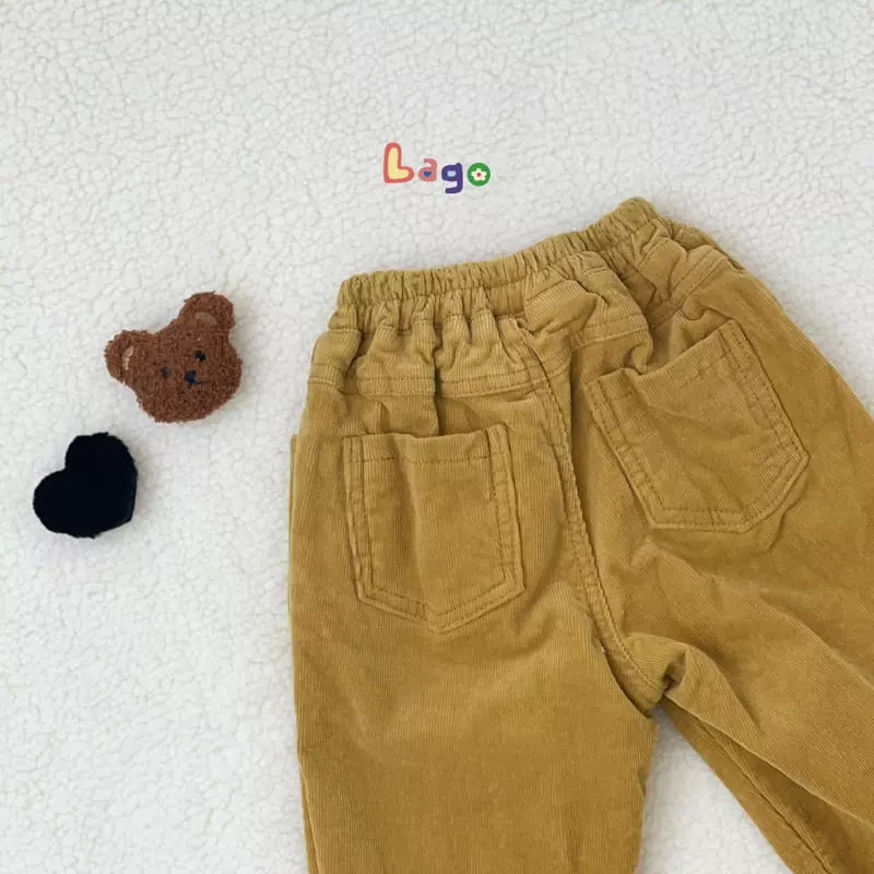 Lago - Korean Children Fashion - #todddlerfashion - Heart Embroidery Pants - 5
