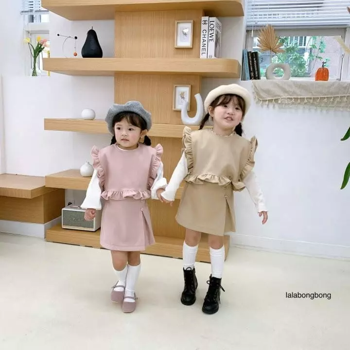 Lalabongbong - Korean Children Fashion - #Kfashion4kids - Frill Vest - 5