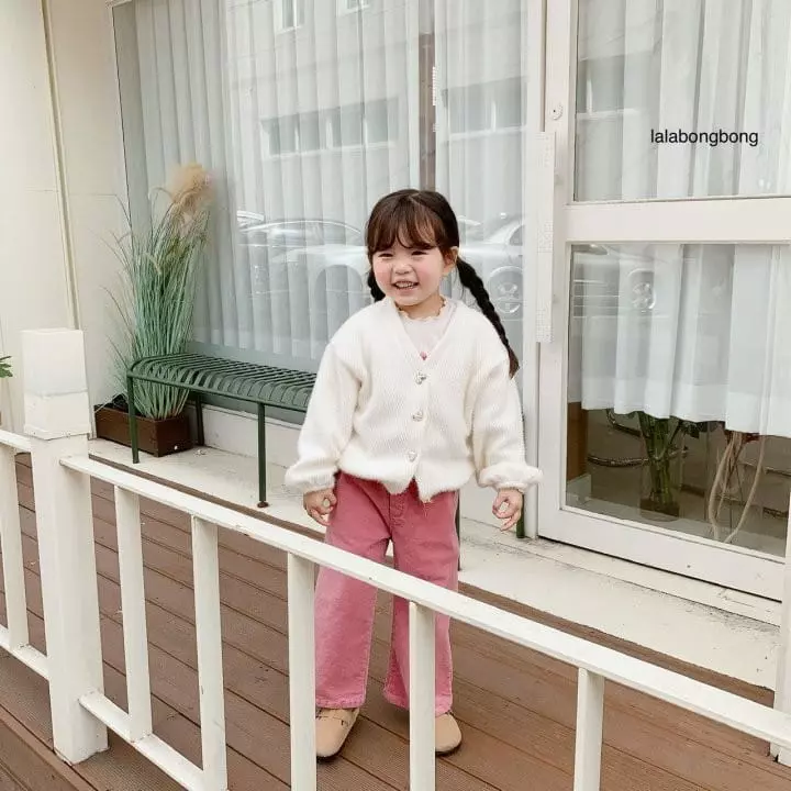 Lalabongbong - Korean Children Fashion - #childofig - Heart Cardigan - 9