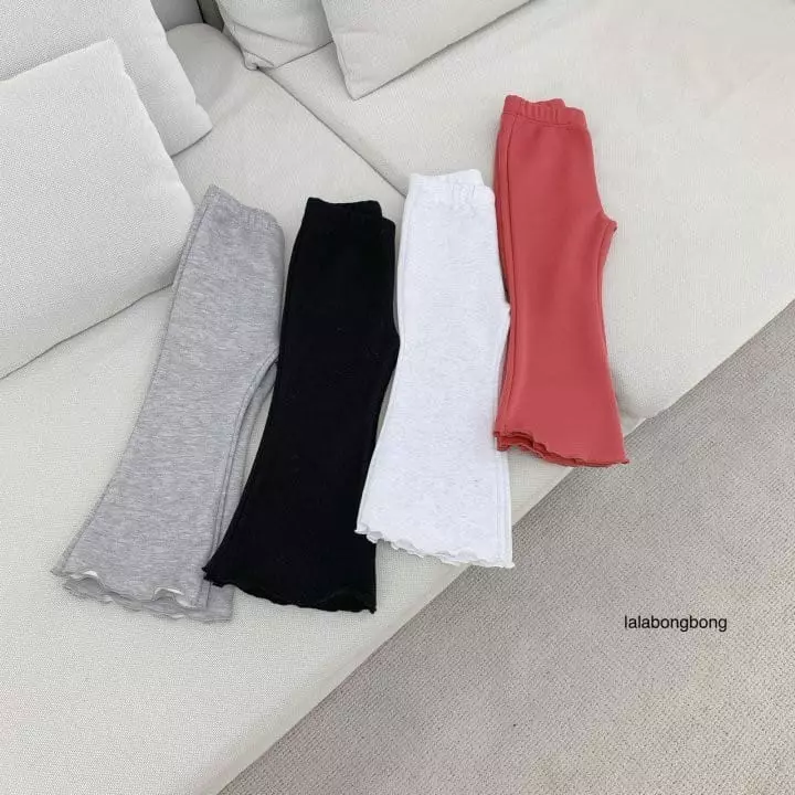 Lalabongbong - Korean Children Fashion - #childrensboutique - Fleece Wide Pants - 11