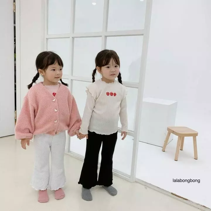 Lalabongbong - Korean Children Fashion - #designkidswear - Fleece Wide Pants - 12
