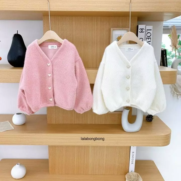 Lalabongbong - Korean Children Fashion - #discoveringself - Heart Cardigan - 12