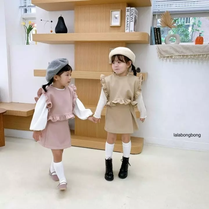 Lalabongbong - Korean Children Fashion - #fashionkids - Frill Vest