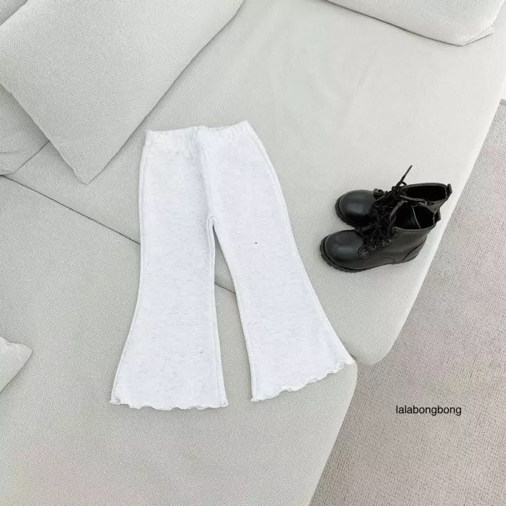 Lalabongbong - Korean Children Fashion - #kidzfashiontrend - Fleece Wide Pants