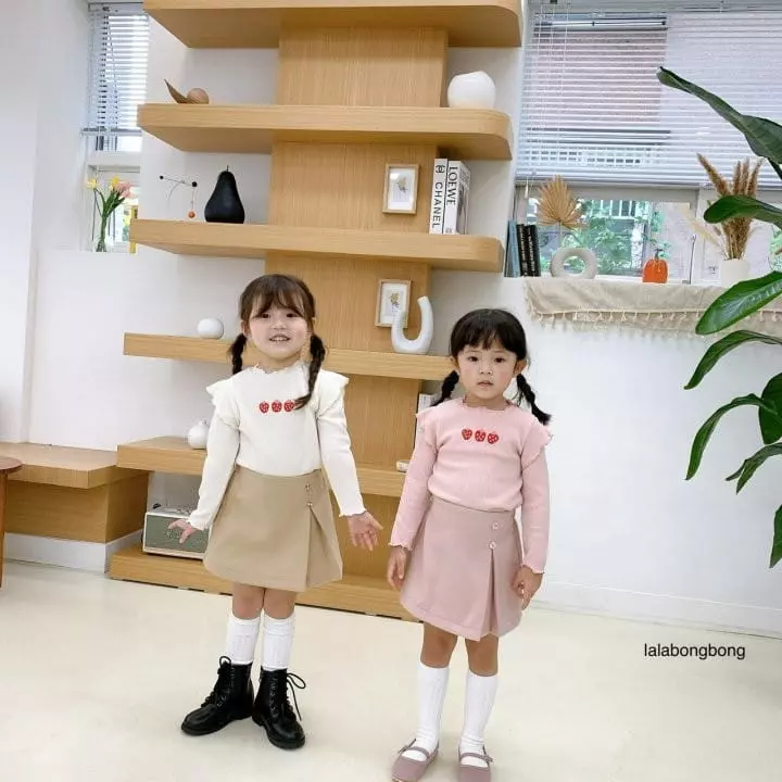 Lalabongbong - Korean Children Fashion - #minifashionista - Strawberry Tee - 4
