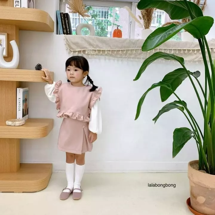 Lalabongbong - Korean Children Fashion - #stylishchildhood - Frill Vest - 12