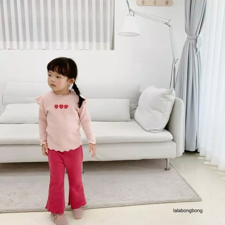 Lalabongbong - Korean Children Fashion - #stylishchildhood - Fleece Wide Pants - 9