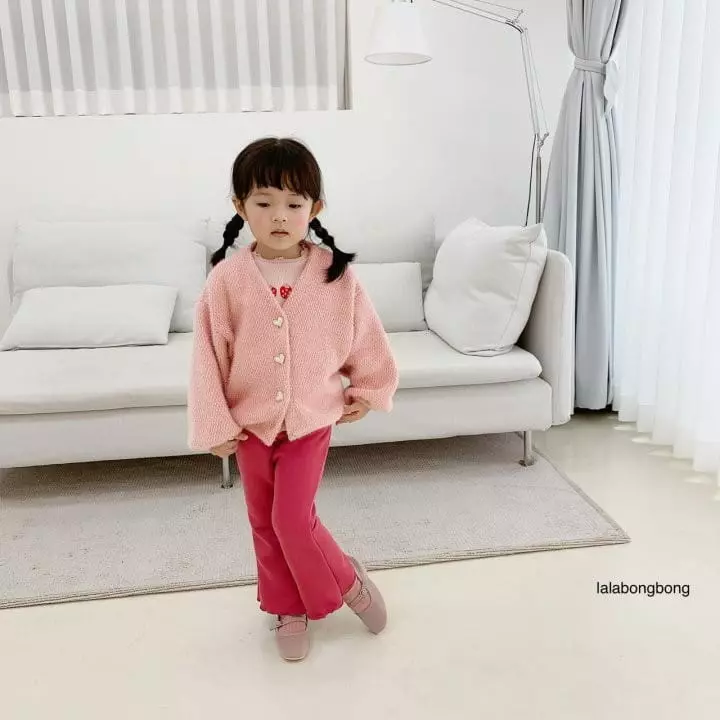 Lalabongbong - Korean Children Fashion - #todddlerfashion - Fleece Wide Pants - 7