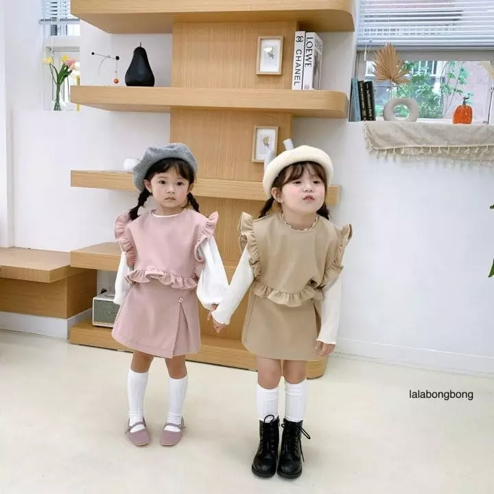 Lalabongbong - Korean Children Fashion - #toddlerclothing - Button Skirt - 10