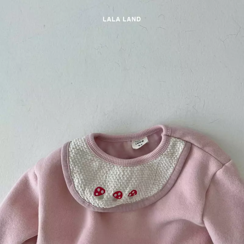 Lalaland - Korean Baby Fashion - #babyboutique - Beeb Mushroom Bib Bodysuit - 5