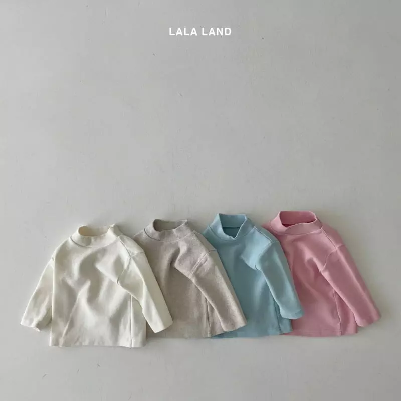 Lalaland - Korean Baby Fashion - #babyboutique - Bebe Half Neck Tee