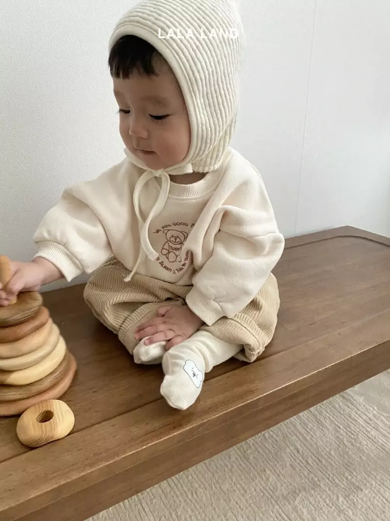 Lalaland - Korean Baby Fashion - #babyboutique - Bebe Rib Knit Bonnet - 12