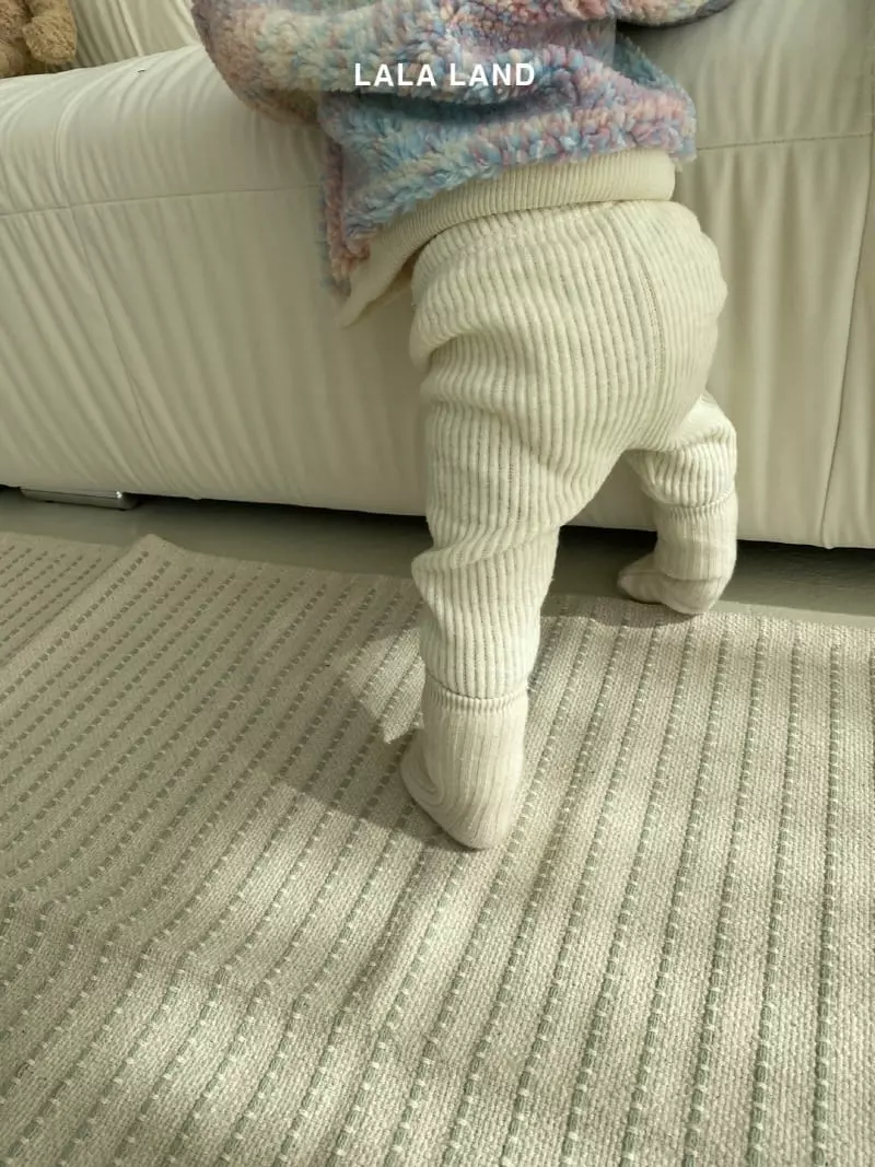 Lalaland - Korean Baby Fashion - #babyboutique - Bebe Rib Knit Leggings - 10