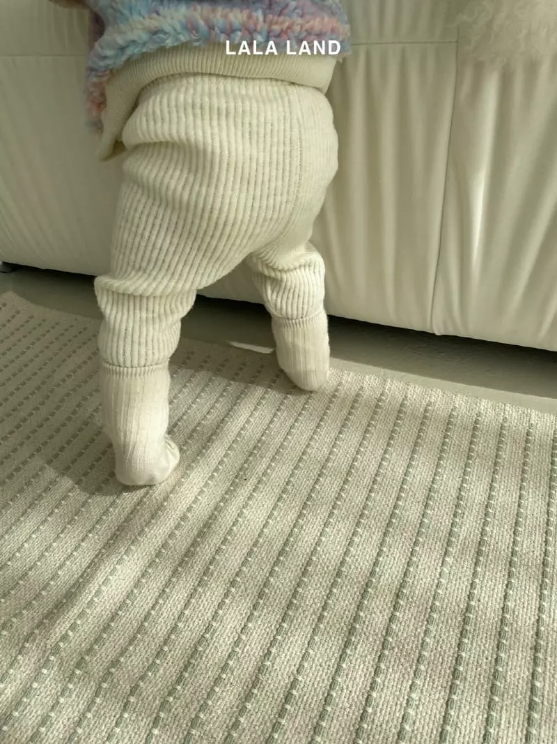 Lalaland - Korean Baby Fashion - #babyboutique - Bebe Rib Knit Leggings - 9