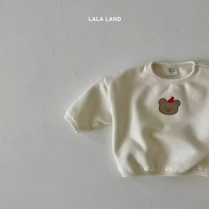 Lalaland - Korean Baby Fashion - #babyboutique - Bebe Hat Piping Bear Sweatshirt - 6