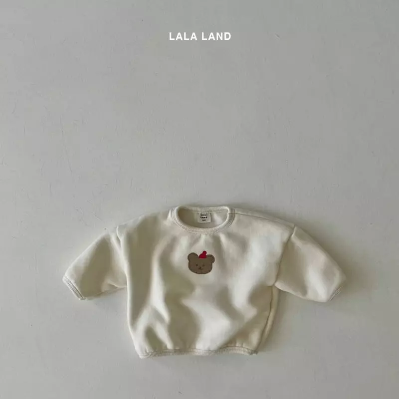 Lalaland - Korean Baby Fashion - #babyboutique - Bebe Hat Piping Bear Sweatshirt - 7
