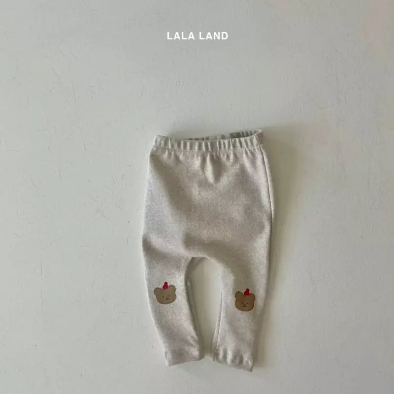 Lalaland - Korean Baby Fashion - #babyboutique - Bebe Hat Bear Leggings - 5