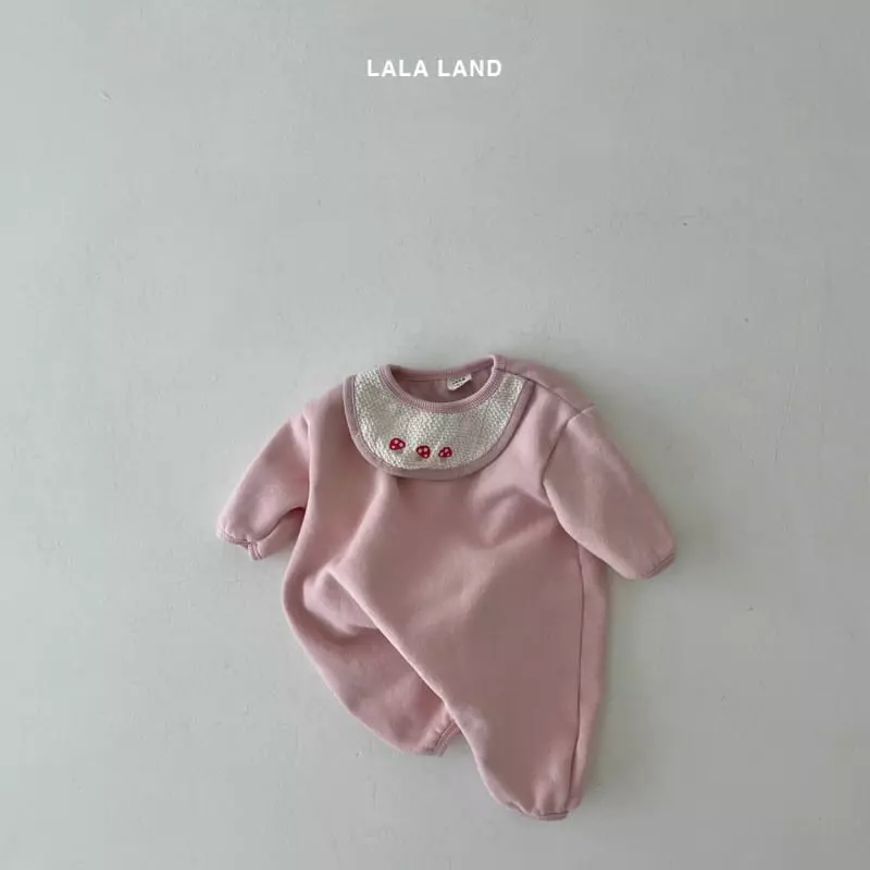 Lalaland - Korean Baby Fashion - #babyboutiqueclothing - Beeb Mushroom Bib Bodysuit - 7