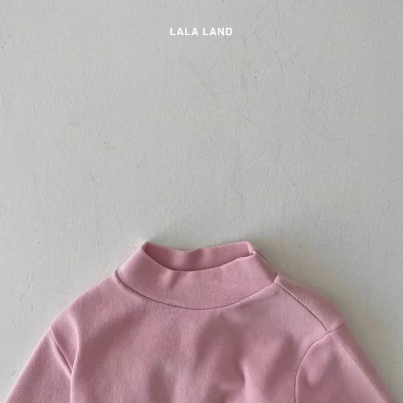 Lalaland - Korean Baby Fashion - #babyboutiqueclothing - Bebe Half Neck Tee - 2
