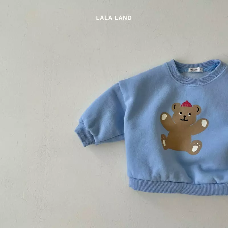 Lalaland - Korean Baby Fashion - #babyboutiqueclothing - Bebe Beanie Bear Sweatshirt - 6