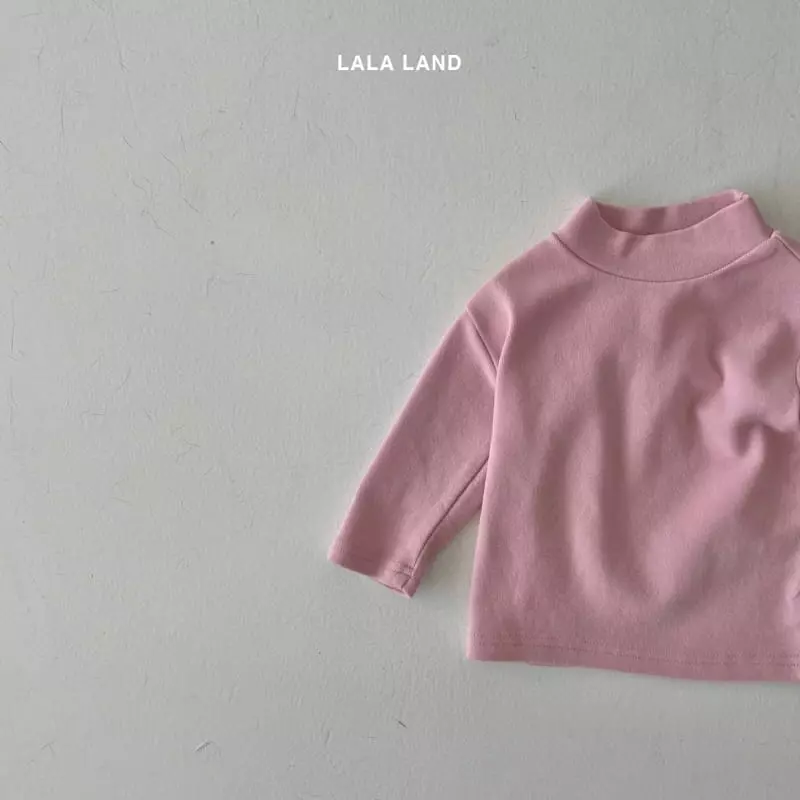 Lalaland - Korean Baby Fashion - #babyclothing - Bebe Half Neck Tee - 3