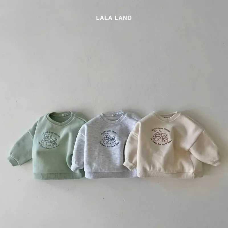 Lalaland - Korean Baby Fashion - #babyclothing - Bebe Teddy Sweatshrt