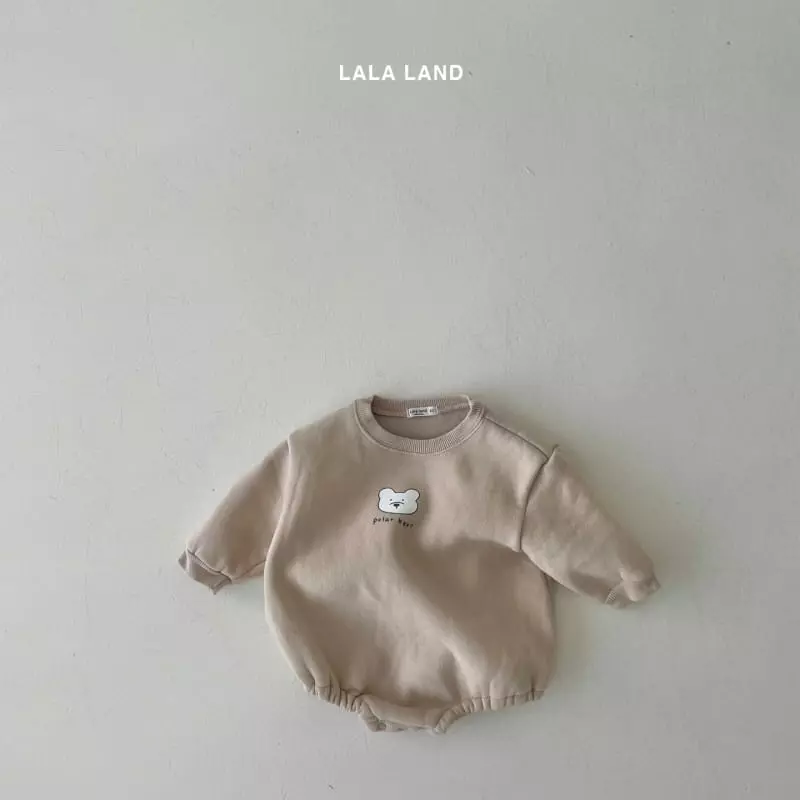 Lalaland - Korean Baby Fashion - #babyclothing - Bebe Turtleneck Bear Bodysuit - 7