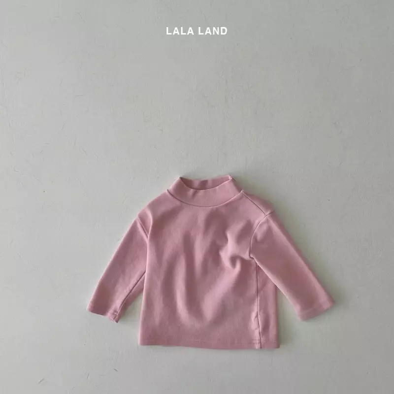 Lalaland - Korean Baby Fashion - #babyclothing - Bebe Half Neck Tee - 4