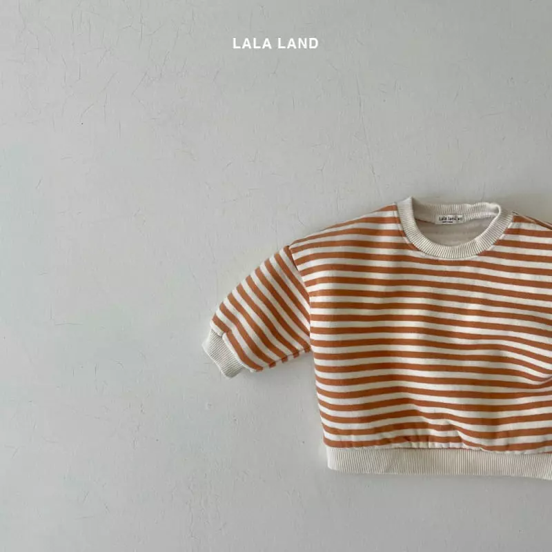 Lalaland - Korean Baby Fashion - #babyfashion - Bebe Stripes Sweatshirt - 3