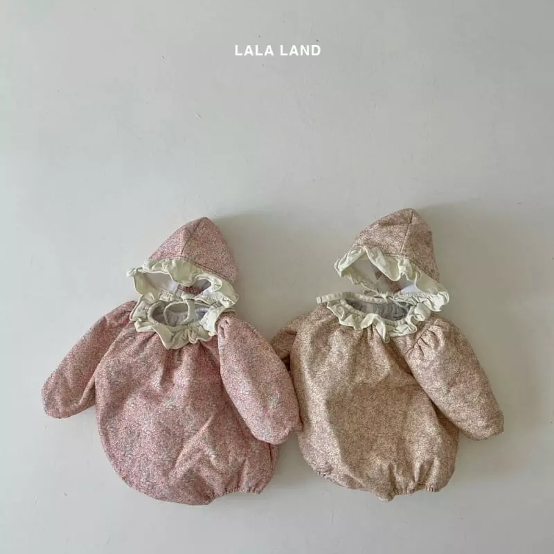 Lalaland - Korean Baby Fashion - #babyfashion - Bebe Frill Eri Bodysuit Set - 2