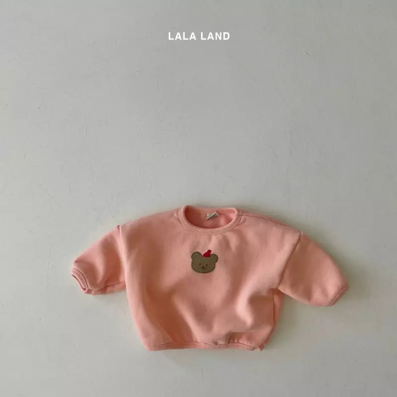 Lalaland - Korean Baby Fashion - #babyfashion - Bebe Hat Piping Bear Sweatshirt - 10