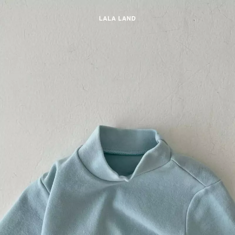 Lalaland - Korean Baby Fashion - #babyfever - Bebe Half Neck Tee - 5