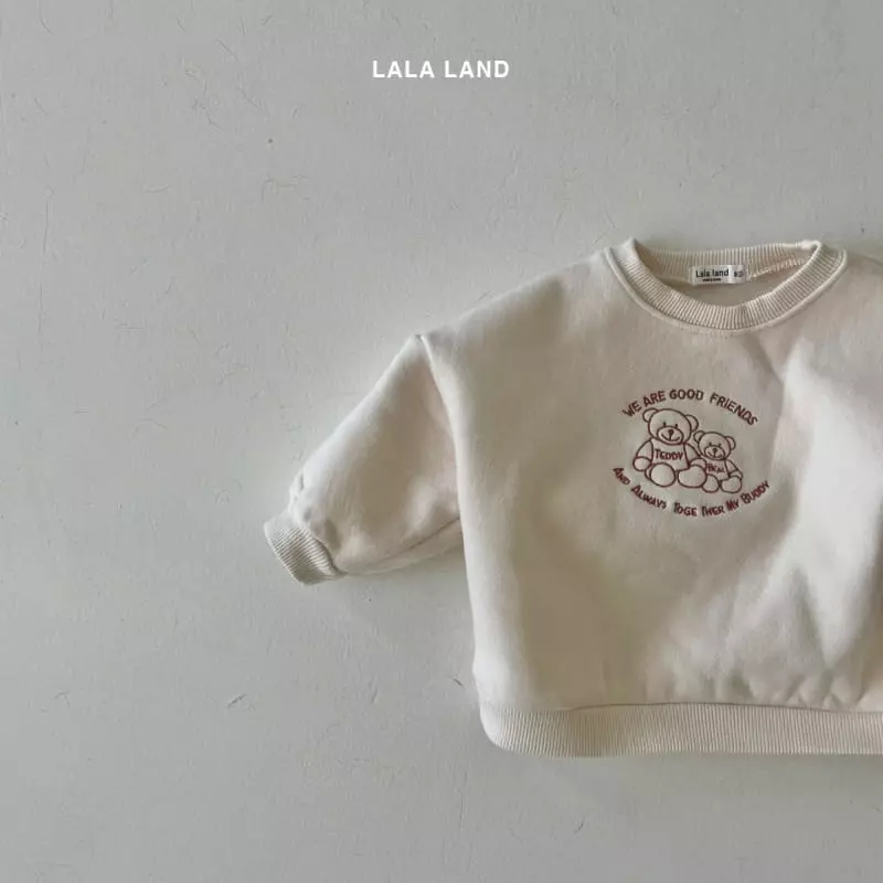 Lalaland - Korean Baby Fashion - #babyfever - Bebe Teddy Sweatshrt - 3