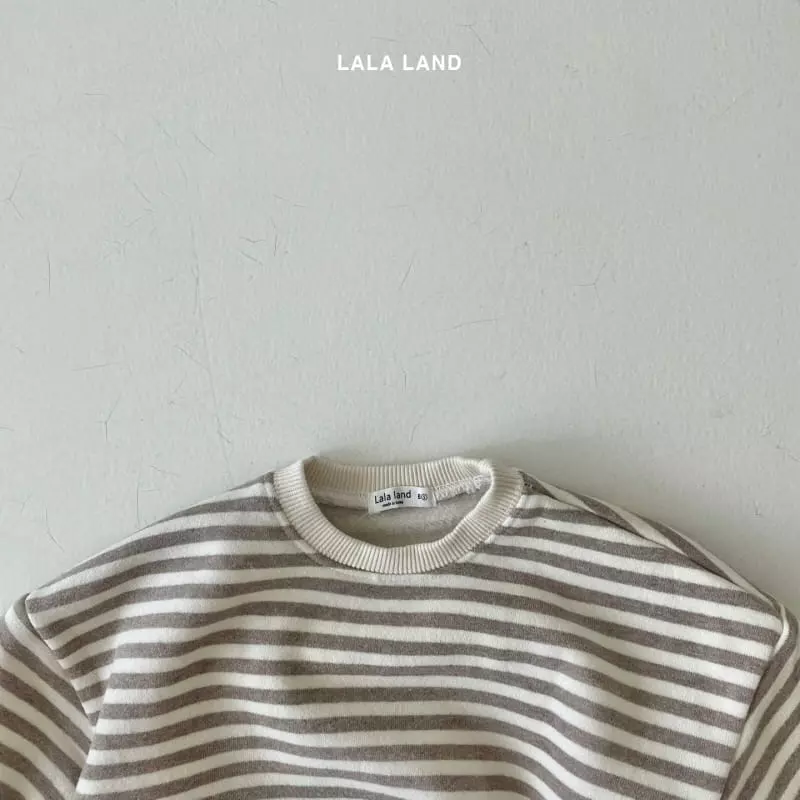 Lalaland - Korean Baby Fashion - #babygirlfashion - Bebe Stripes Sweatshirt - 5