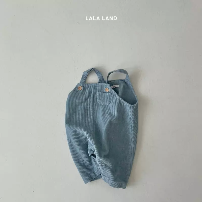 Lalaland - Korean Baby Fashion - #babygirlfashion - Bebe Mini Pocket Dungarees - 5