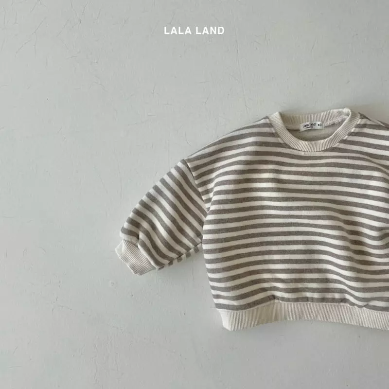 Lalaland - Korean Baby Fashion - #babylifestyle - Bebe Stripes Sweatshirt - 6