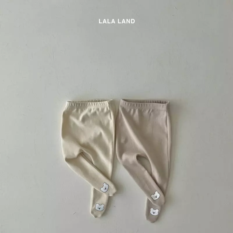 Lalaland - Korean Baby Fashion - #babylifestyle - Beeb Turtleneck Foot Leggings - 2