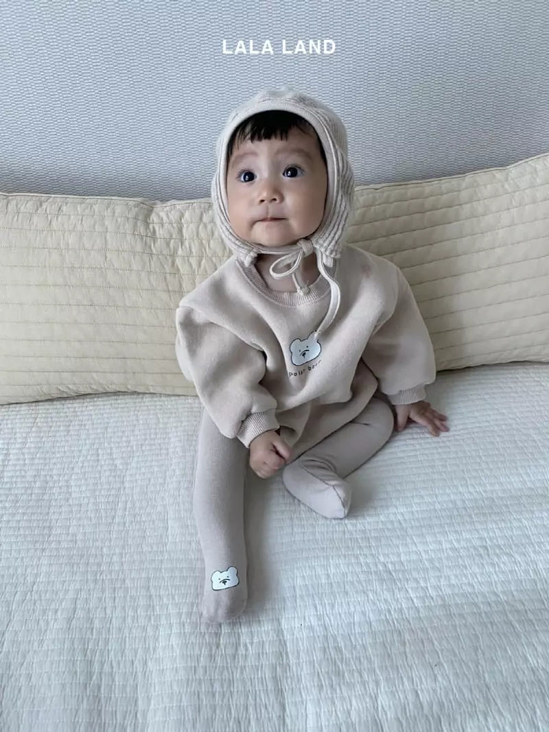 Lalaland - Korean Baby Fashion - #babylifestyle - Bebe Turtleneck Bear Bodysuit - 11