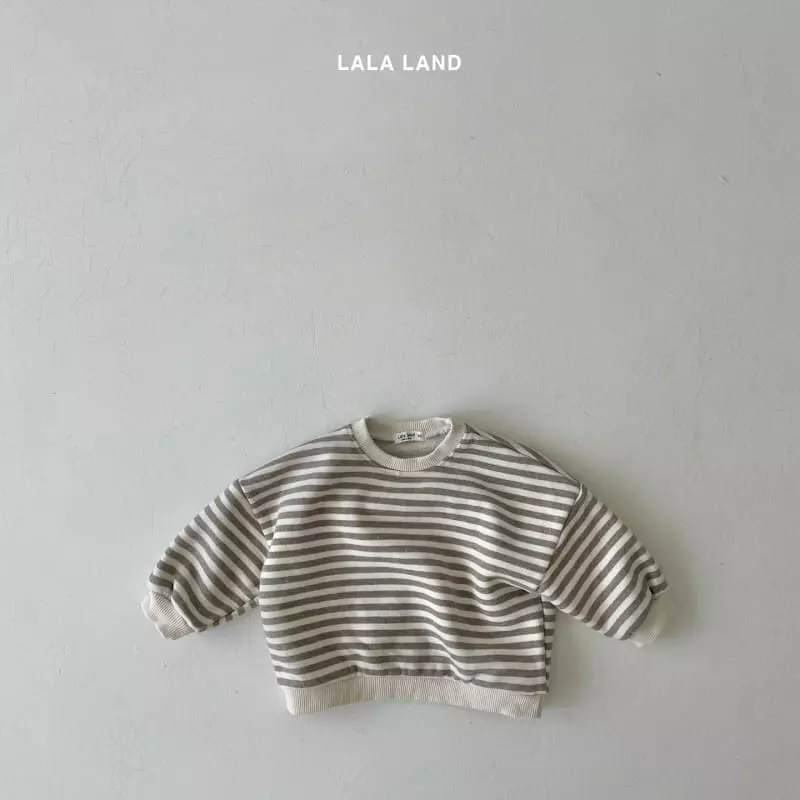Lalaland - Korean Baby Fashion - #babyoninstagram - Bebe Stripes Sweatshirt - 7