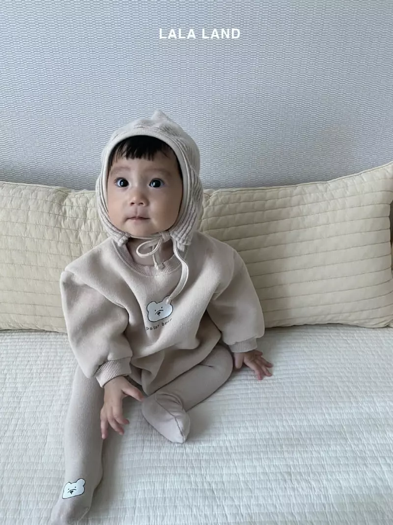Lalaland - Korean Baby Fashion - #babyoninstagram - Bebe Turtleneck Bear Bodysuit - 12