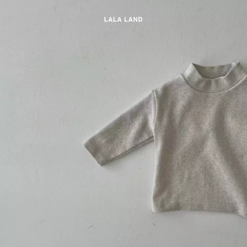 Lalaland - Korean Baby Fashion - #babyootd - Bebe Half Neck Tee - 9