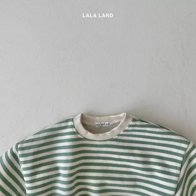 Lalaland - Korean Baby Fashion - #babyootd - Bebe Stripes Sweatshirt - 8