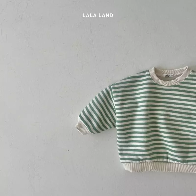 Lalaland - Korean Baby Fashion - #babyoutfit - Bebe Stripes Sweatshirt - 9