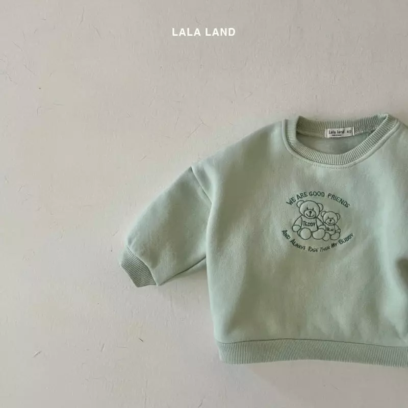 Lalaland - Korean Baby Fashion - #babyoutfit - Bebe Teddy Sweatshrt - 9