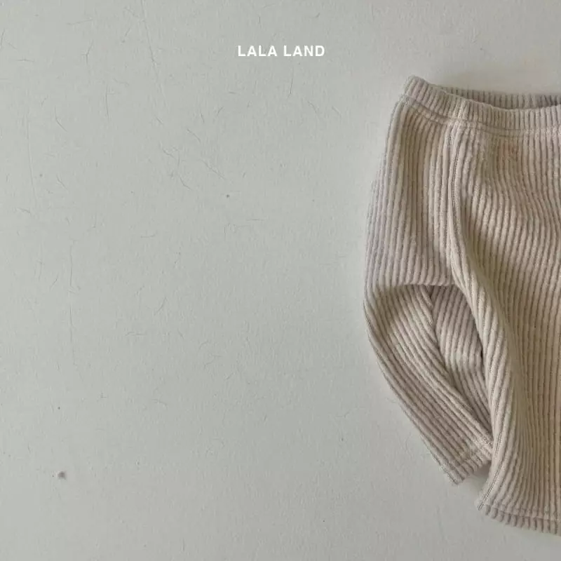 Lalaland - Korean Baby Fashion - #babyootd - Bebe Rib Knit Leggings - 4