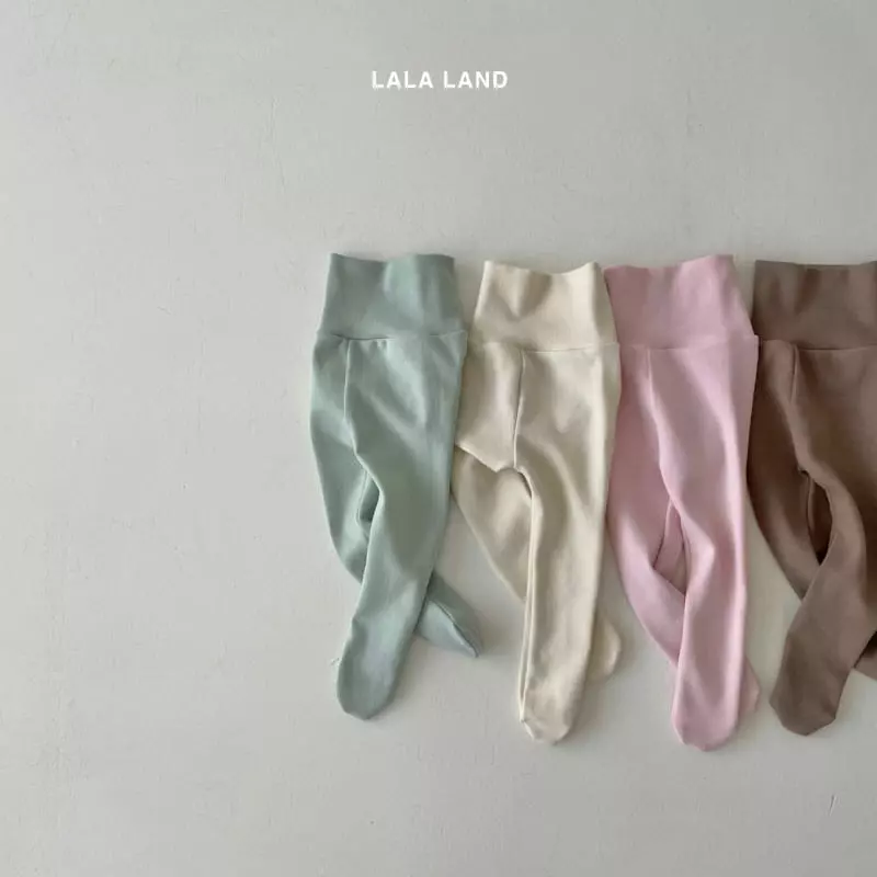 Lalaland - Korean Baby Fashion - #babyoutfit - Bebe Foot Leggings - 2